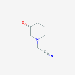 2-(3-Oxopiperidin-1-YL)acetonitrile