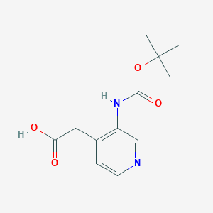 2-(3-((tert-Butoxycarbonyl)amino)pyridin-4-yl)acetic acid