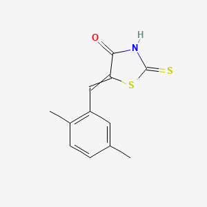 (5E)-5-[(2,5-dimethylphenyl)methylidene]-2-sulfanyl-1,3-thiazol-4-one