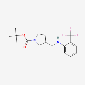 1-Boc-3-([(2-trifluoromethyl-phenyl)-amino]-methyl)-pyrrolidine