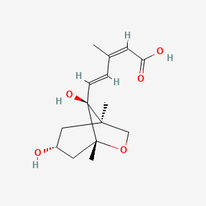 molecular formula C15H22O5 B1244794 表-二氢相思酸 