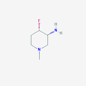 (3R,4S)-4-fluoro-1-methylpiperidin-3-amine