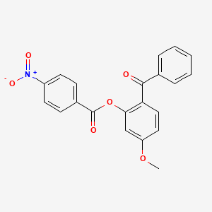 5-Methoxy-2-(phenylcarbonyl)phenyl 4-nitrobenzoate