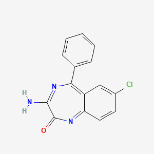 3-Amino-7-chloro-5-phenyl-1,4-benzodiazepin-2-one