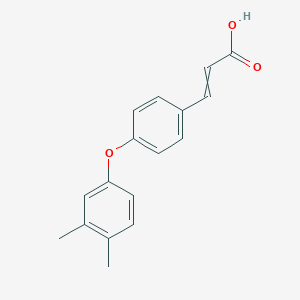 (2E)-3-[4-(3,4-Dimethylphenoxy)phenyl]prop-2-enoic acid