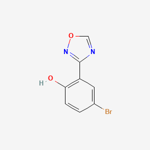 4-Bromo-2-(1,2,4-oxadiazol-3-yl)phenol