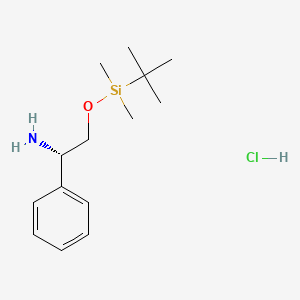 (S)-2-(Tert-butyldimethylsilanyloxy)-1-phenylethylamine hcl