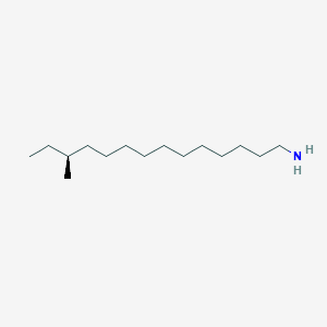 molecular formula C15H33N B1244805 Medelamine B 