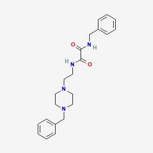 N-benzyl-N'-[2-(4-benzylpiperazin-1-yl)ethyl]ethanediamide