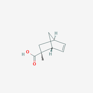 molecular formula C9H12O2 B12448055 (1R,2S,4R)-2-methylbicyclo[2.2.1]hept-5-ene-2-carboxylic acid 