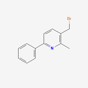 3-(Bromomethyl)-2-methyl-6-phenylpyridine