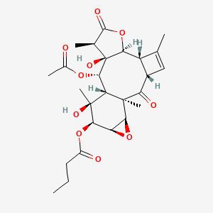 molecular formula C26H34O10 B1244811 Cyclobutenbriarein A 