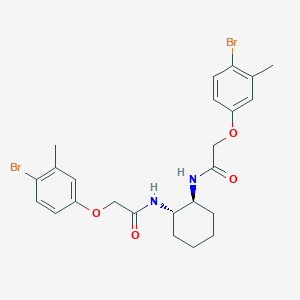 N,N'-(1S,2S)-cyclohexane-1,2-diylbis[2-(4-bromo-3-methylphenoxy)acetamide]