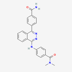 4-{[4-(4-carbamoylphenyl)phthalazin-1-yl]amino}-N,N-dimethylbenzamide