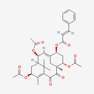 molecular formula C35H40O10 B1244812 Dantaxusin A 