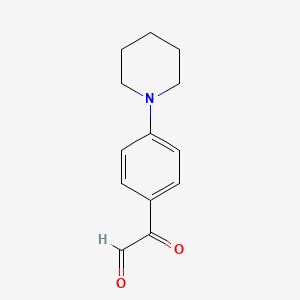 2-Oxo-2-[4-(1-piperidyl)phenyl]acetaldehyde