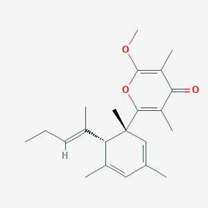 molecular formula C22H30O3 B1244828 9,10-去氧三大酮 