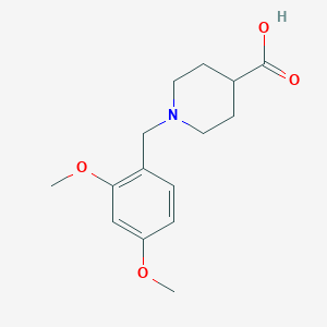 1-[(2,4-dimethoxyphenyl)methyl]piperidine-4-carboxylic Acid