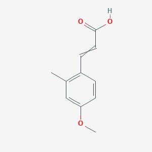 3-(4-Methoxy-2-methylphenyl)prop-2-enoic acid