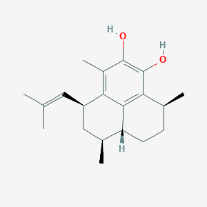 molecular formula C20H28O2 B1244833 Pseudopterosin G-J aglycone 