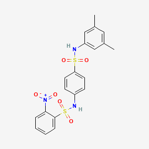 N-{4-[(3,5-dimethylphenyl)sulfamoyl]phenyl}-2-nitrobenzenesulfonamide