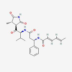 molecular formula C25H31N3O5 B1244846 莫伊拉霉素 B 