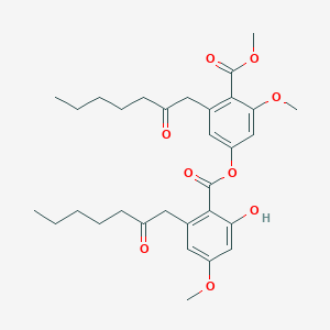 molecular formula C31H40O9 B1244847 古斯塔汀 