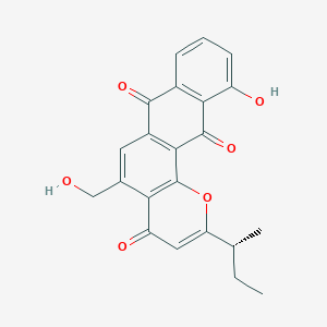 molecular formula C22H18O6 B1244851 Espicufolin 