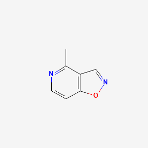 molecular formula C7H6N2O B12448539 4-Methyl-[1,2]oxazolo[4,5-c]pyridine 