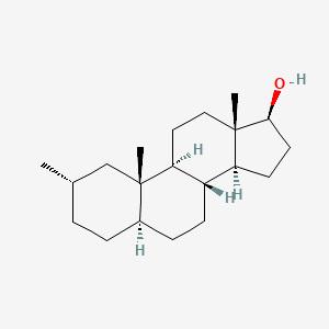 molecular formula C20H34O B1244854 5alpha-Androstane-2alpha-methyl-17beta-ol 