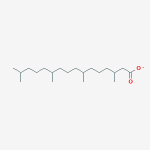 molecular formula C20H39O2- B1244857 植酸 