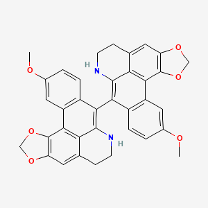 molecular formula C36H28N2O6 B1244862 Bidebiline D 