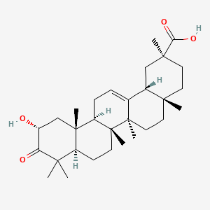 molecular formula C30H46O4 B1244882 二烯酸 A 