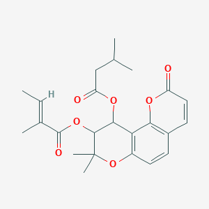 molecular formula C24H28O7 B1244887 Paeruptorin C 