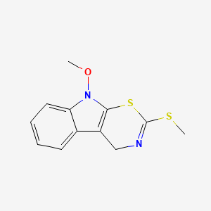 molecular formula C12H12N2OS2 B1244889 芥子碱B 