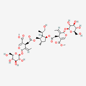 molecular formula C44H64O23 B1244890 Nudifloside A 