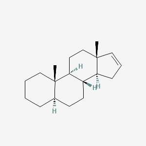 molecular formula C19H30 B1244899 5α-雄甾-16-烯 