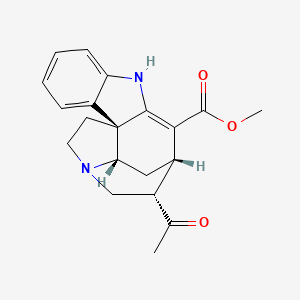 molecular formula C20H22N2O3 B1244900 (-)-Alstolucine B, (rel)- 