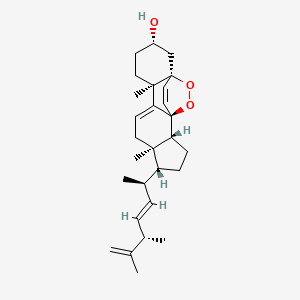 molecular formula C28H40O3 B1244908 9(11)-Dehydroaxinysterol 