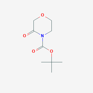 B124491 Tert-butyl 3-oxomorpholine-4-carboxylate CAS No. 142929-48-4