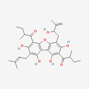 molecular formula C32H40O8 B1244928 阿奇罗呋喃 