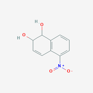 molecular formula C10H9NO4 B1244933 1-硝基-5,6-二羟基-二氢萘 