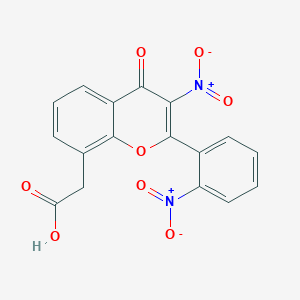 molecular formula C17H10N2O8 B1244941 氨肽酶N抑制剂 CAS No. 596108-59-7