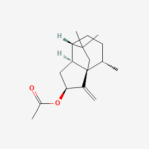 molecular formula C17H26O2 B1244944 软木烯醇 A 乙酸酯 