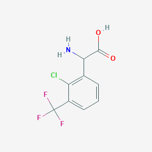 2-Amino-2-[2-chloro-3-(trifluoromethyl)phenyl]acetic acid