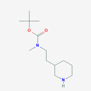 tert-Butyl methyl(2-(piperidin-3-yl)ethyl)carbamate