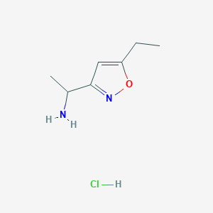 1-(5-Ethylisoxazol-3-yl)ethanamine hydrochloride