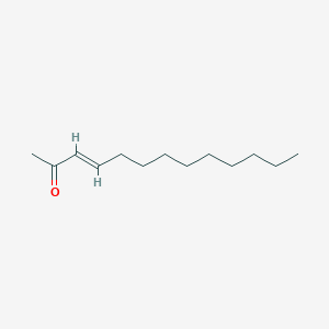 molecular formula C13H24O B1244953 3E-十三碳烯-2-酮 