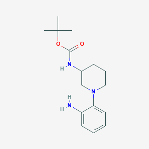 1-(2-Amino-phenyl)-piperidin-3-carbamic acid tert-buytl ester