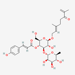 molecular formula C31H42O13 B1244955 Ligurobustoside O 